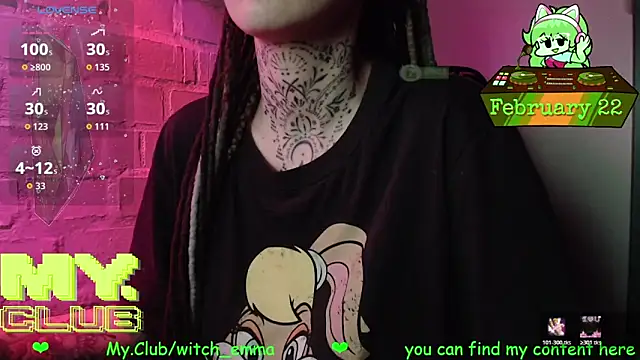 Witch Emma online show from 02.22.26