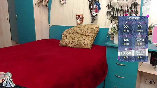 CrazyLaGirl online show from 12.15.24