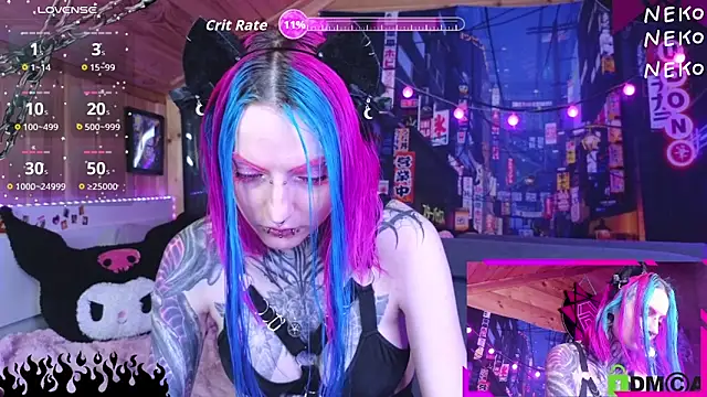 Snapshot of NekoCyber chatting on 05.30.26 NekoCyber online show from 05.30.26