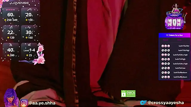 Snapshot of CrossyAayesha chatting on 11.25.25 CrossyAayesha online show from 11.25.25