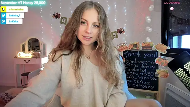 ImKeira online show from 11.30.25