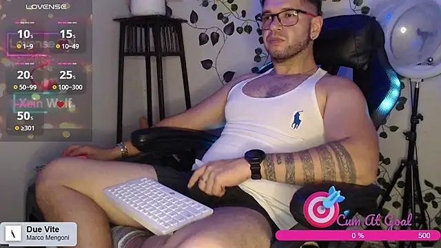 Snapshot of Xein_WoIf chatting on 11.23.25 Xein WoIf online show from 11.23.25