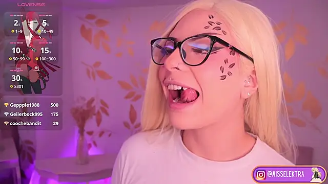 Misselektra   online show from 04.17.26