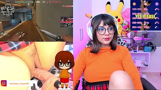 Snapshot of cinna_monroll chatting on 03.22.25 cinna monroll online show from 03.22.25