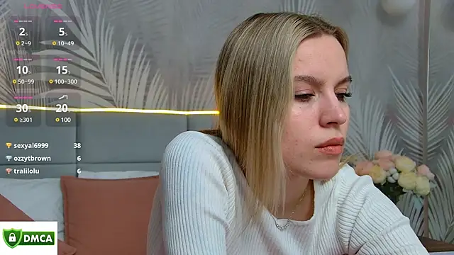 Snapshot of AmaliaBell chatting on 01.25.25 AmaliaBell online show from 01.25.25