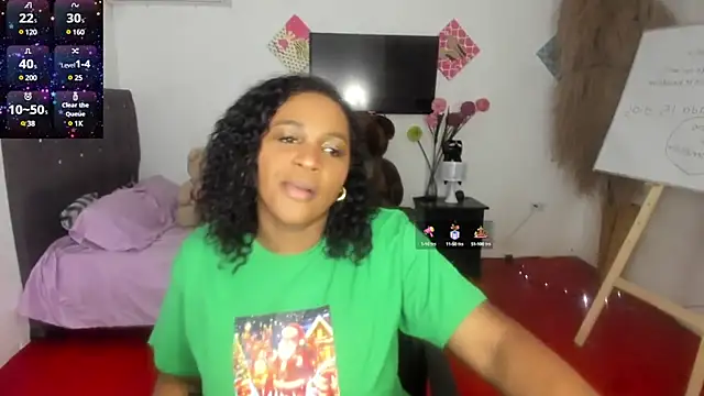 Snapshot of Miagrace chatting on 12.25.24 Miagrace online show from 12.25.24